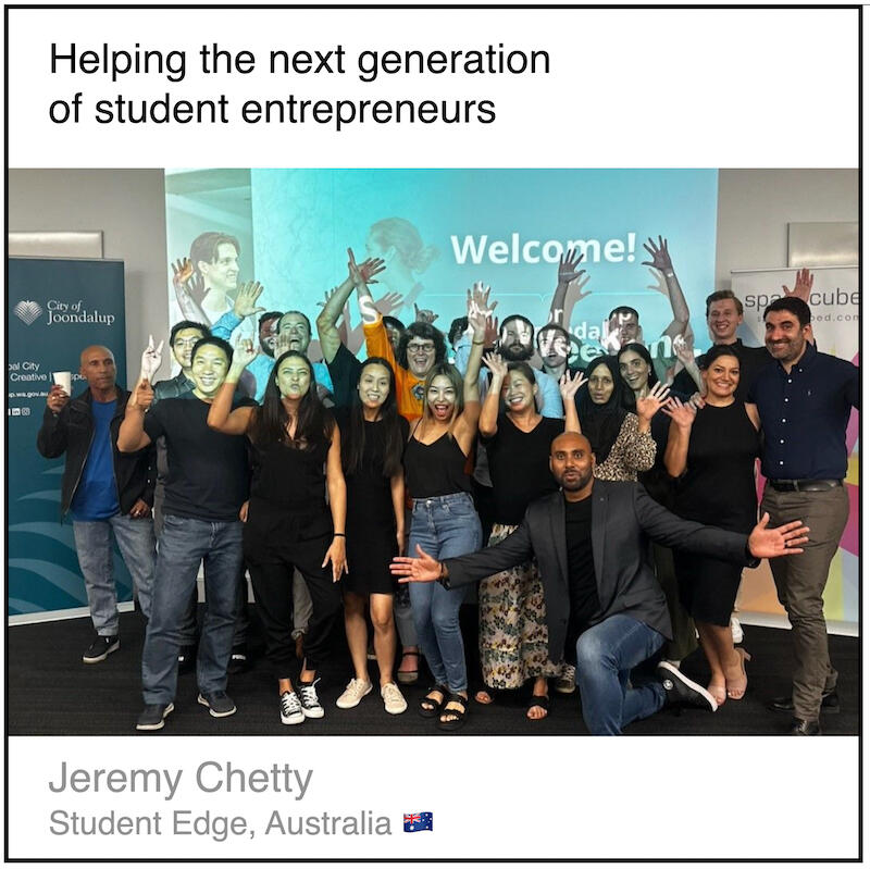 Express 7(1) Jeremy Chetty Read or download the PDF with the title "Helping the next generation of student entrepreneurs" written by Jeremy Chetty from Student Edge in Australia.